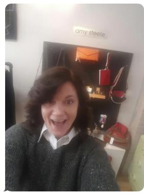 Amy Steele receives Finalist phone call
