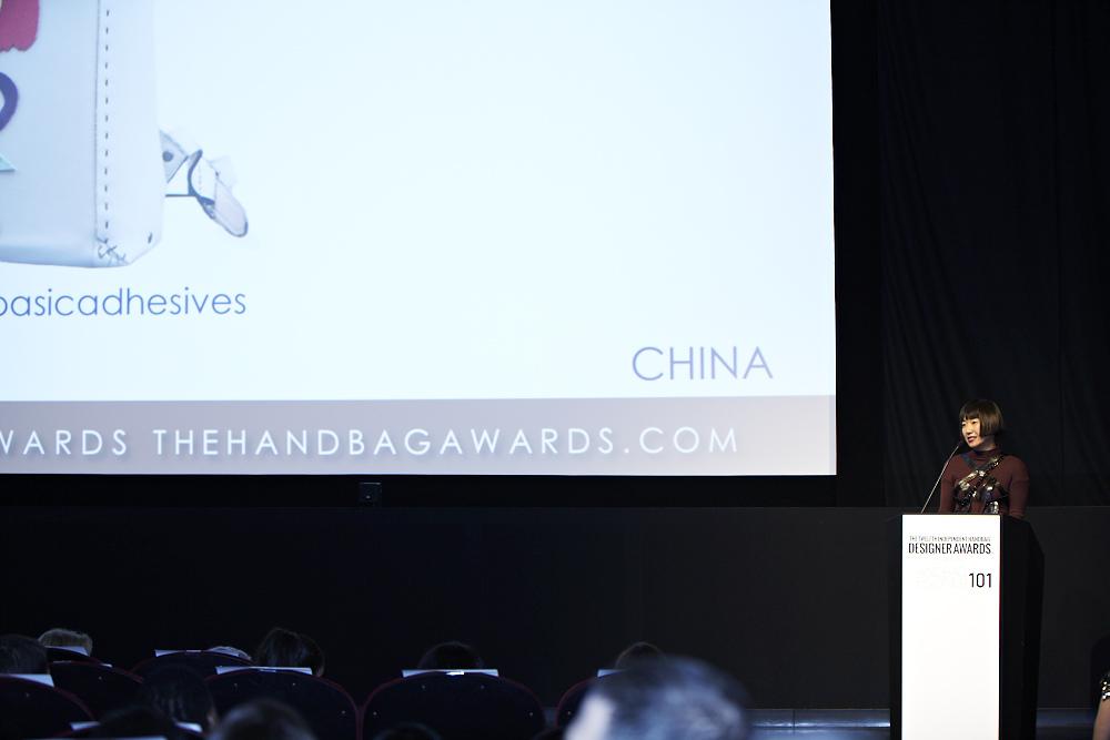 Best Green Fiona Liu accepting her award