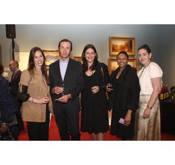 Cynthia Pino and Oliver Bootman of Swarovski North America with Julia Poteat and Fiona Dieffenbacher of Parsons The New School for Design
