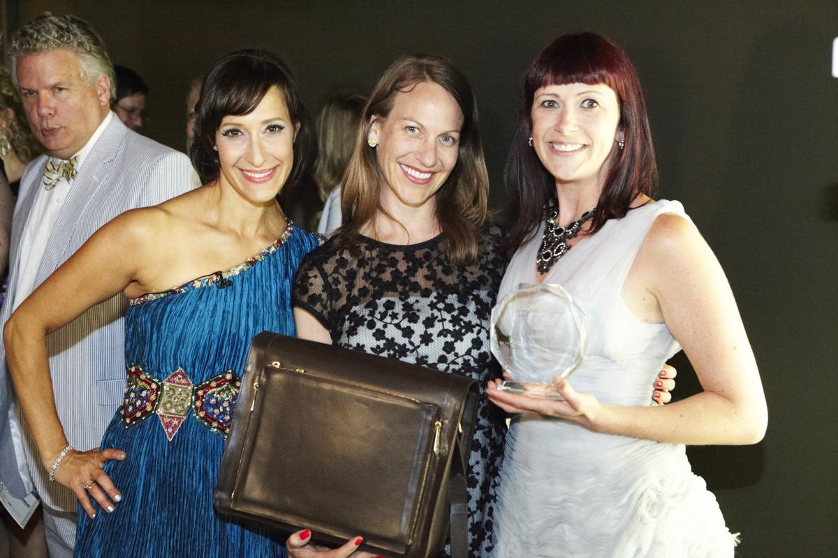 Emily Blumenthal Lisa Gralnek of MOO and MOO Winner Jennifer Hamley
