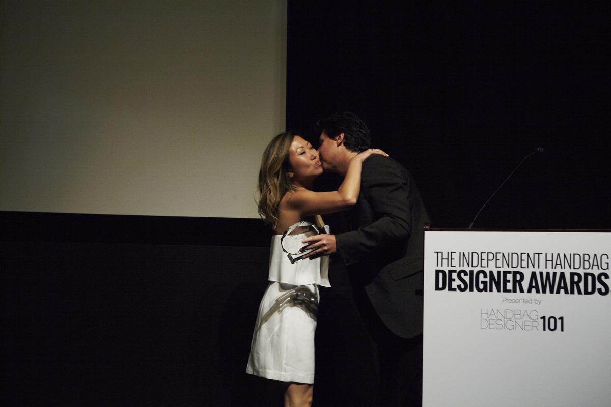 Guess Winner Mary Lai with Signal Brands President Jason Rimokh