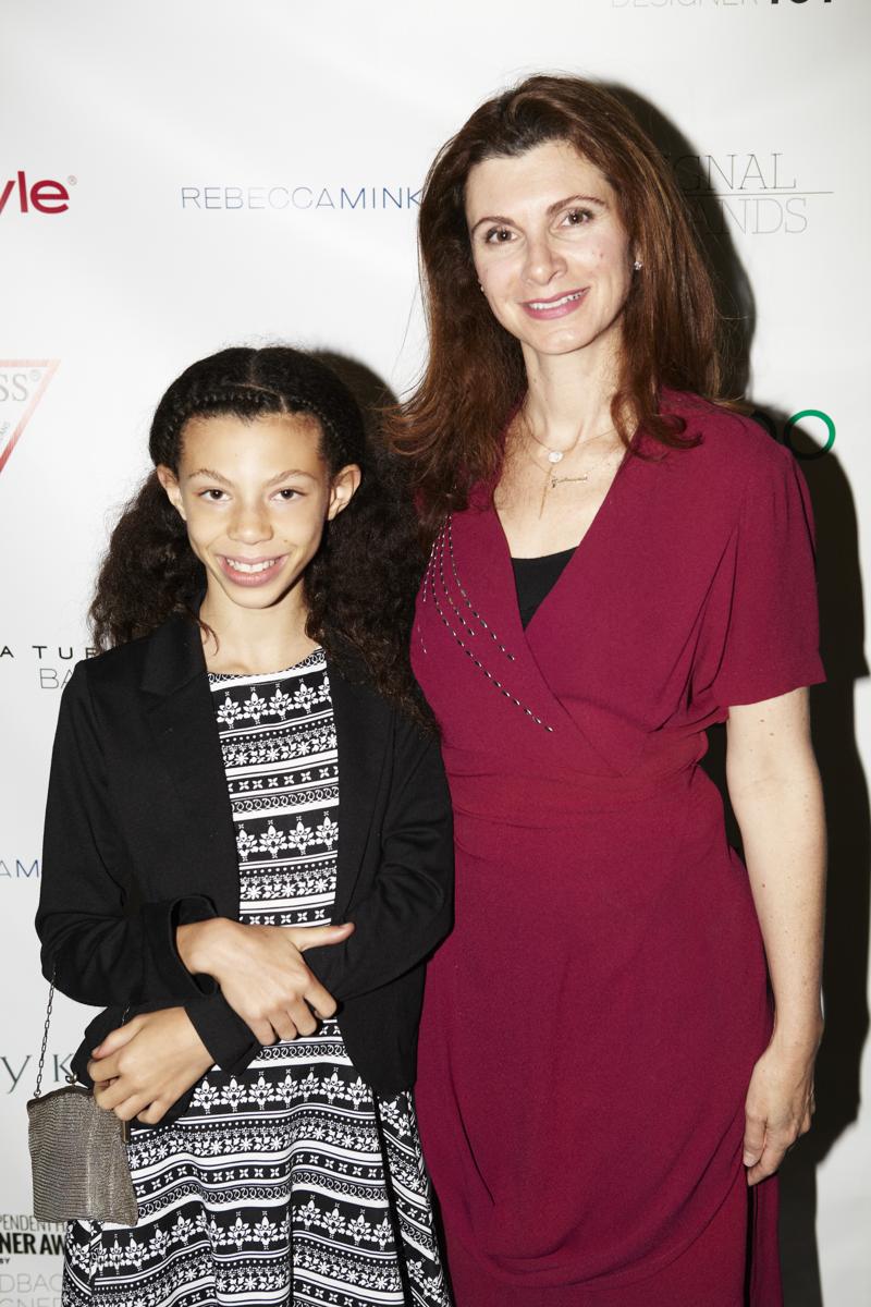 Handbag Awards ICONOCLAST Recipient Monica Botkier with her daughter Sloane