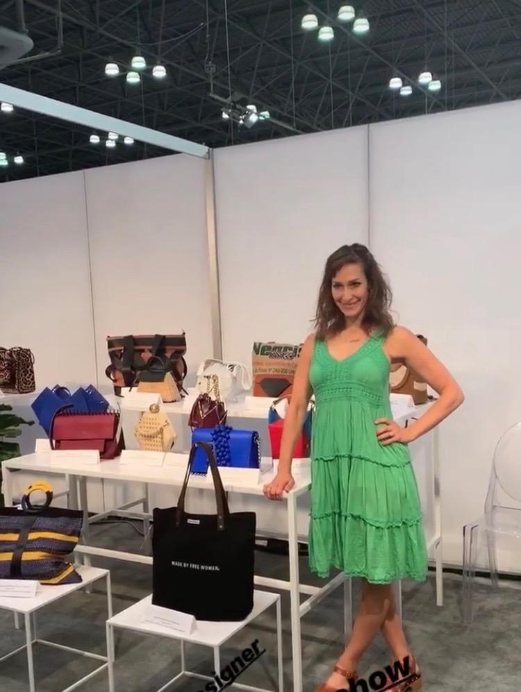 IHDA Founder at IHDA display at 2019 Coterie