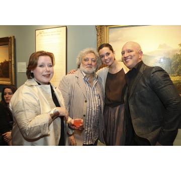 Lee and Carlos Falchi with Elizabeth Kanfer and Lincoln Moore of Saks Fifth Avenue