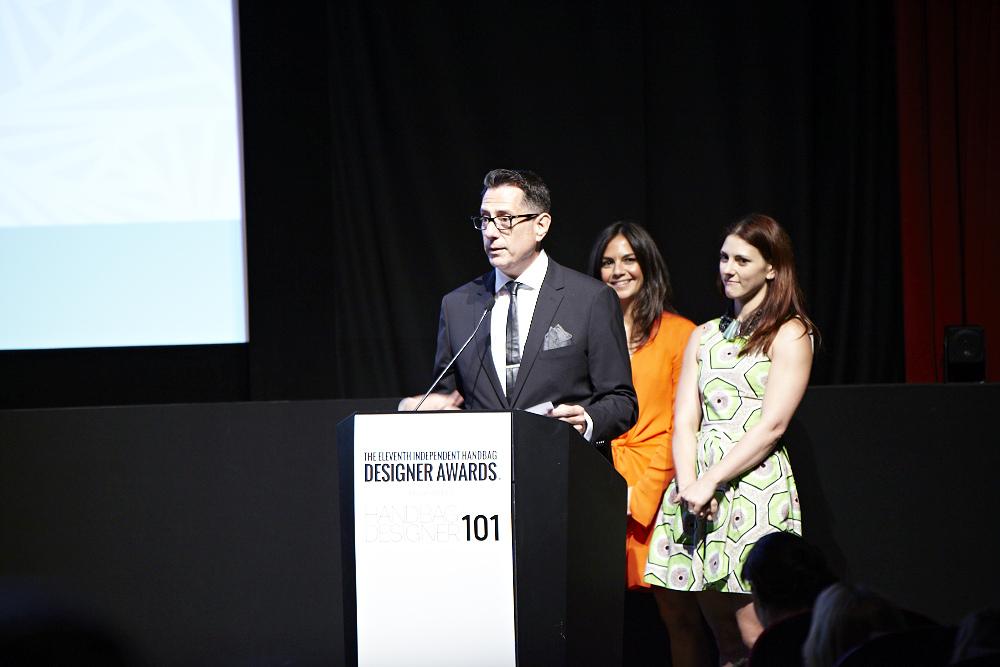 Peter Berta of UBM and Kate and Juliet Falchi 