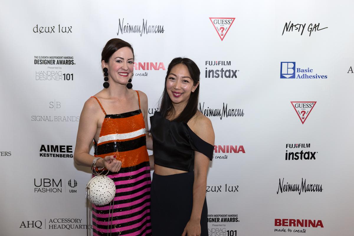 Preliminary Judge Leckie Roberts and IHDA Allstar Tiffany Wu of Heirloom Handbags 