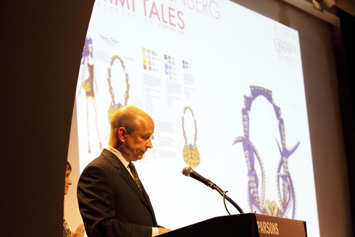 Presenter, Stephan Toljan of Swarovski