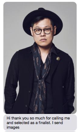 Taesoek Kang receives Finalist phone call 