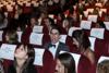 IHDA Winner hearing his name called Christopher Belt 