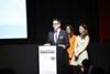 Peter Berta of UBM and Kate and Juliet Falchi 