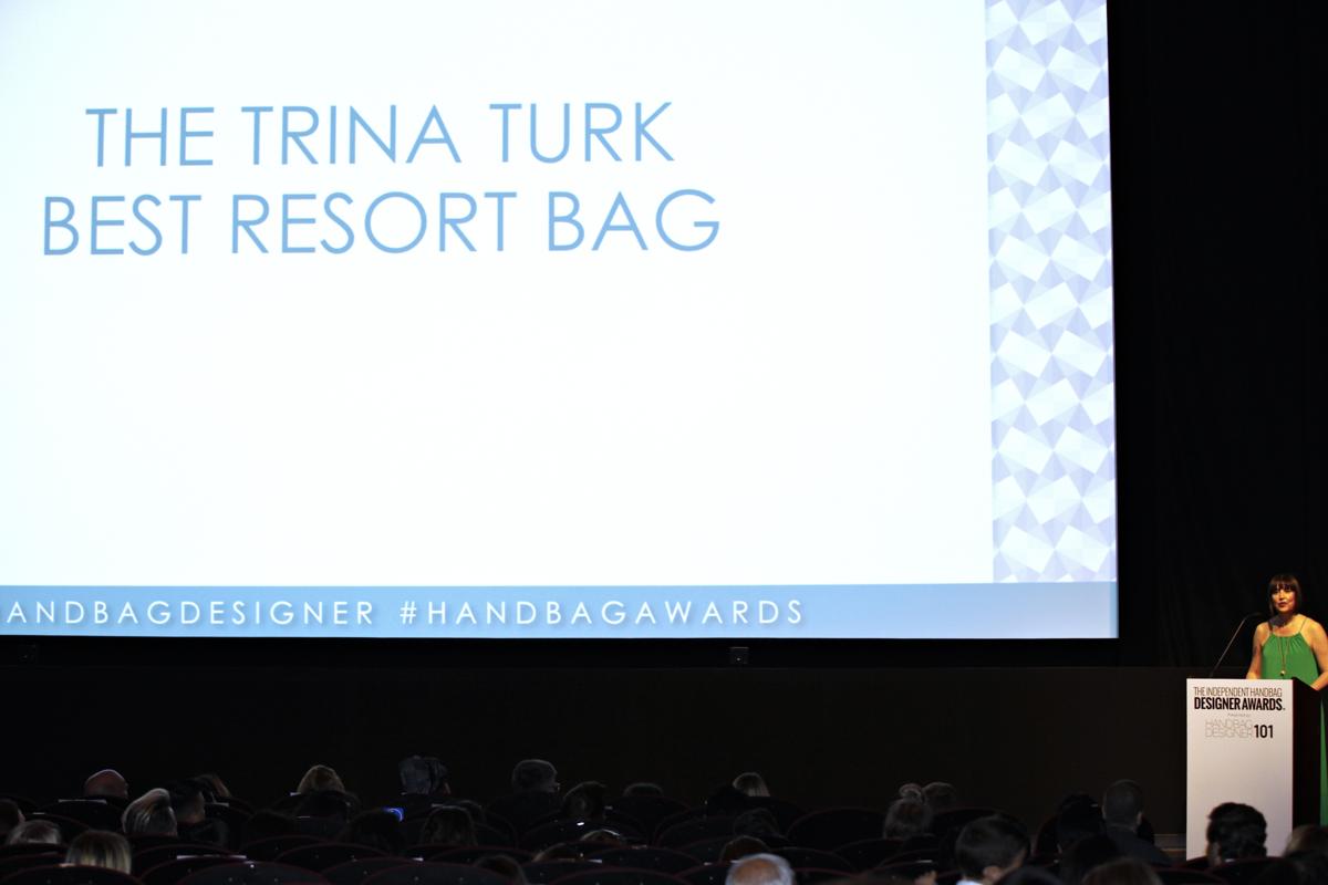 Trina Turk presenting 