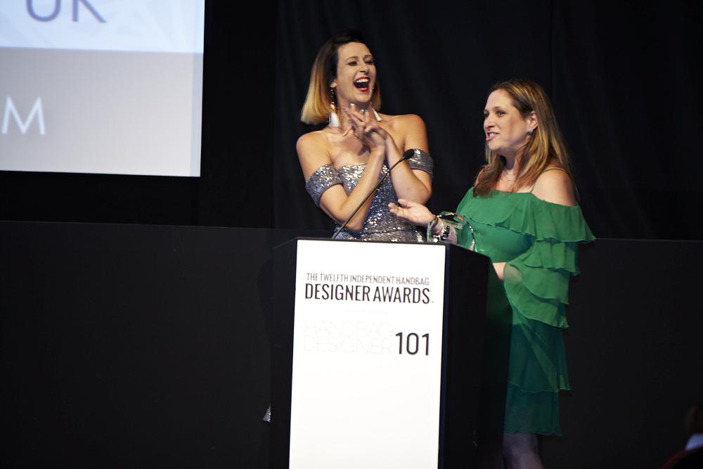 Winner Jennifer Hamley with Hallie Lorber